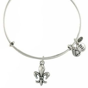 NWOT Alex and Ani Fleur de Lis Bangle